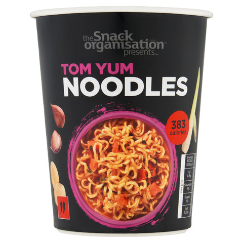 8x The Snack Organisation Noodles Tom Yum (8x 80g)