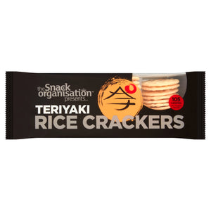 12x The Snack Org - Rice Crackers - Teriyaki (12x 100g) - The Snack Organisation
