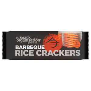 12x The Snack Org - Rice Crackers - BBQ (12x 100g) - The Snack Organisation